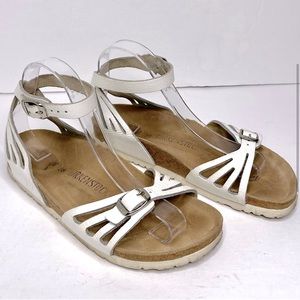 Birkenstock - Bali White Palma Sandal - Size 38 (narrow)